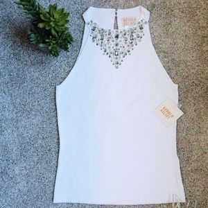 NWT Gorgeous Embellished Tank Large